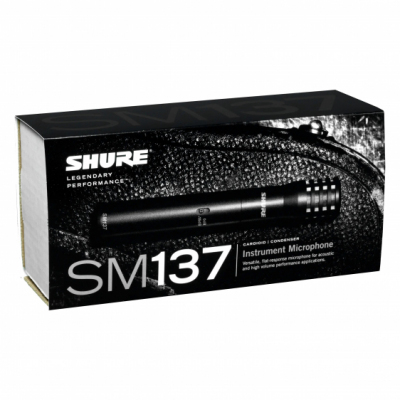 Shure SM137-LC - Mikrofon pojemnościowy, kardioidalny do instumentów