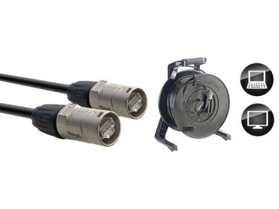 Stagg XCC75ECRL - Kabel EtherCON 75m, Rolka