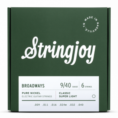 Stringjoy BR0940 struny do gitary elektrycznej BROADWAYS 9-40