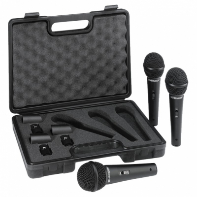 Behringer XM1800S - 3 mikrofony dynamiczne