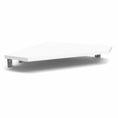 GLORIOUS Modular Side Rack Adapter White - Blat łączący biurka