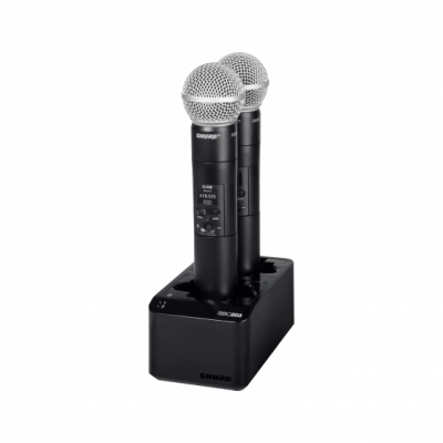 Shure SBC203-E - Podwójna ładowarka do akumulatorów SB903 /nadajników SLXD1, SLXD2
