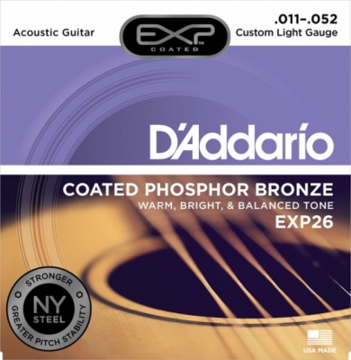 D'Addario EXP26 NY 11-52 - struny do gitary akustycznej