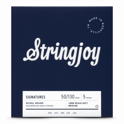 Stringjoy BA50130LS struny do gitary basowej niklowane 50-130 5-str