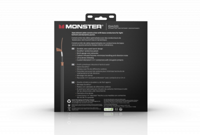 MONSTER CABLE BASS - Kabel Instrumentalny 3.6m