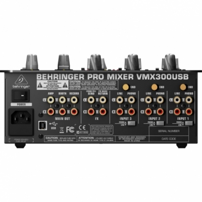 Behringer VMX300USB - 3-kanałowy mikser DJ