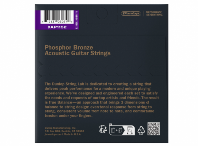 Dunlop DAP1152 11-52 - struny do gitary akustycznej