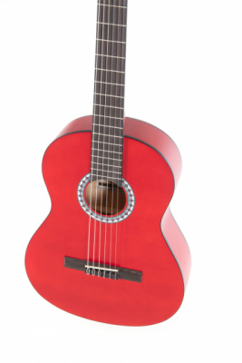 Gewa Basic - Gitara klasyczna 3/4 czerwona