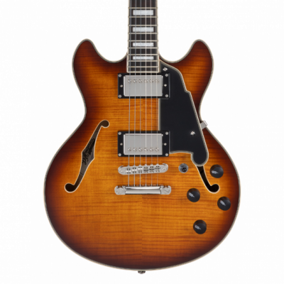 D'Angelico Premier Mini DC Dark Iced Tea Burst - gitara elektryczna
