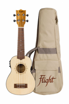 FLIGHT DUS320CEQ SP/ZEB ukulele sopranowe