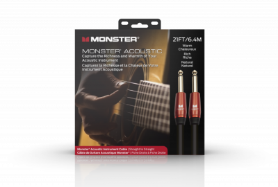 MONSTER CABLE ACOUSTIC - Kabel instrumentalny 6.4m