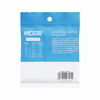 MOGE MC10 - Struny do gitary akustycznej