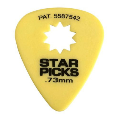 Cleartone kostka do gitary STAR PICKS 0.73 żółta