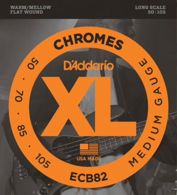 DADDARIO ECB82 set BASS Chromes 50-105 Struny do Gitary Basowej