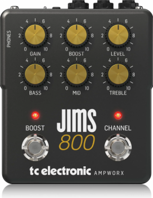 TC Electronic JIMS 800 PREAMP – przedwzmacniacz gitarowy z symulacją kolumny IR
