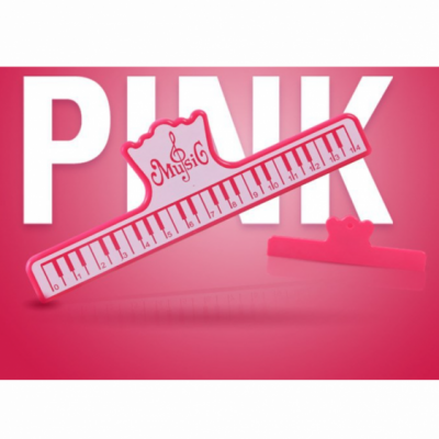 KERA CLIP PIANO różowy - Klips do papieru różowy