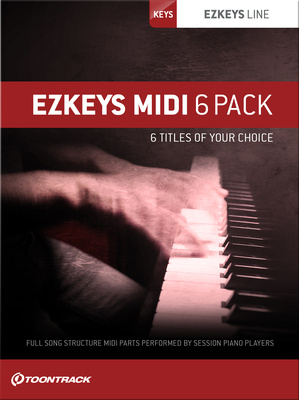 Toontrack EZkeys MIDI 6 Pack [licencja]