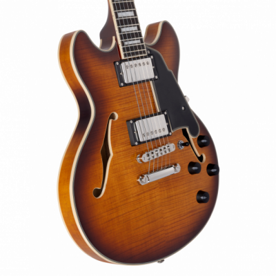 D'Angelico Premier Mini DC Dark Iced Tea Burst - gitara elektryczna
