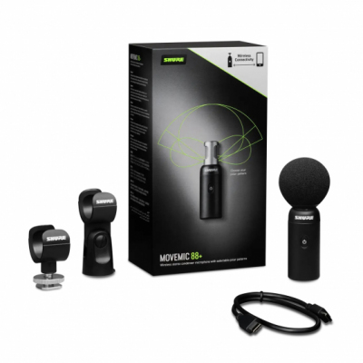 Shure MV88+W-Z6 - Bezprzewodowy mikrofon stereo do telefonów