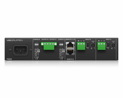Lab Gruppen FA602 Wzmacniacz 2 x 60W 8Ohm / 100V
