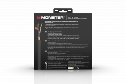 MONSTER CABLE ACOUSTIC - Kabel instrumentalny 6.4m