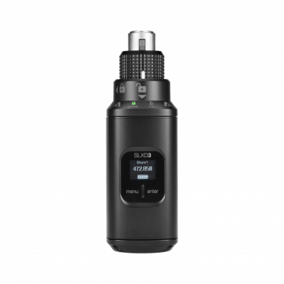 Shure SLXD3=-J53 - Nadajnik typu Plug-On do cyfrowego nakamerowego systemu bezprzewodowego (562-606 MHz)