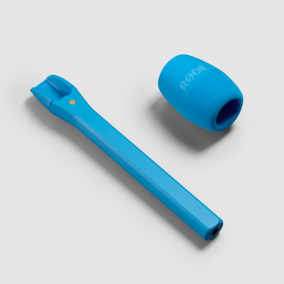 RODE Interview Micro Blue - Uchwyt z pop filtrem do Wireless Micro niebieski