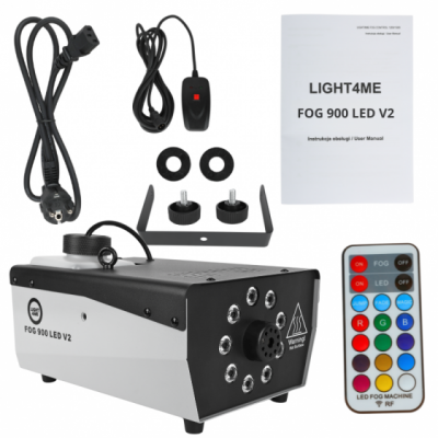 LIGHT4ME FOG 900 LED V2 - wytwornica dymu