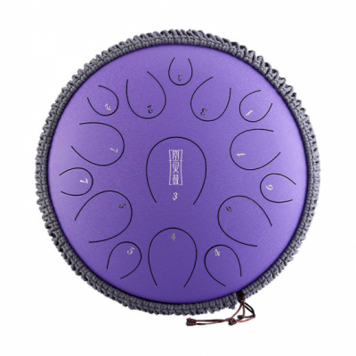 Hluru TY15-14-Lavender - Round tongue drum 14