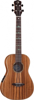 Luna High Tide Baritone Zebra - elektryczne ukulele barytonowe-2717