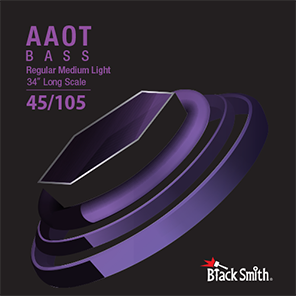 BlackSmith EAAEB-45105-4 - struny do gitary basowej 45-105, 4-strunowej, skala 34”