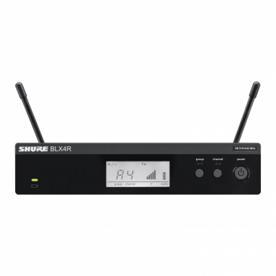 Shure BLX4RE=-H8E - Pojedynczy odbiornik bezprzewodowy rackowy (518-542 MHz)