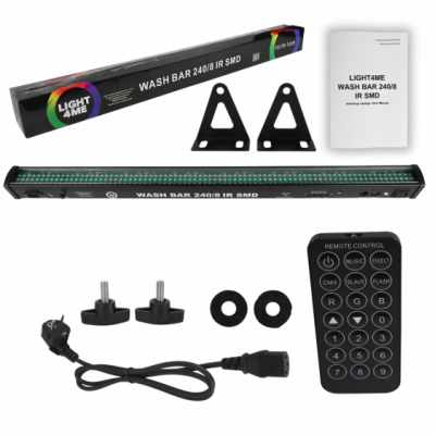 LIGHT4ME WASH BAR 240/8 IR SMD - Listwa oświetleniowa LED