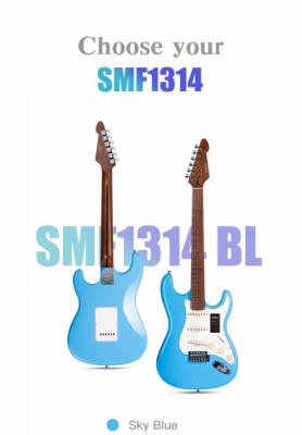 SAGA SMF1314 BL (SSS) - Gitara elektryczna