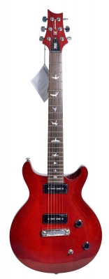PRS SE Santana Special P90 Vintage Cherry - gitara elektryczna, sygnowana-5677