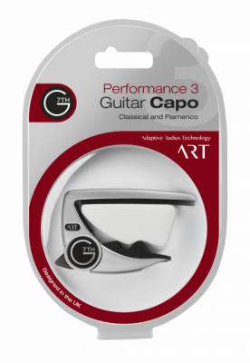 G7th Kapodaster Performance 3 ART do gitary klasycznej SREBRNY