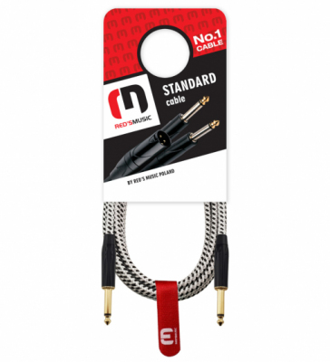 Red's Music GCF1130 BW - Kabel instrumentalny 3m