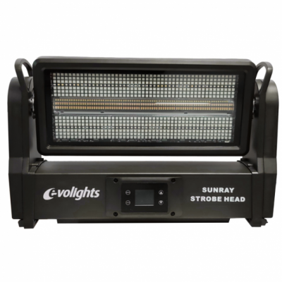 EVOLIGHTS SUNRAY STROBE HEAD - Ruchomy stroboskop sceniczny IP65