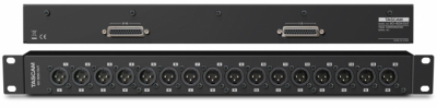 Tascam BO-16DX-OUT - Panel przyłączeniowy 16 wyjść XLR(M) z wyprowadzeniem na 2 złączach SUB-D25