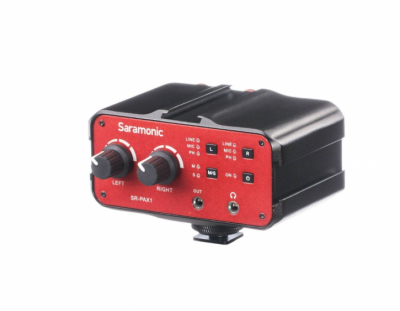 Saramonic SR-PAX1 - dwukanałowy aktywny mikser audio