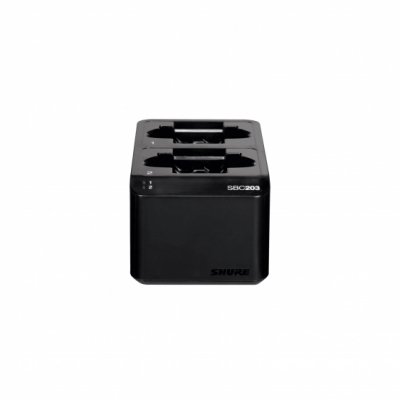 Shure SBC203-E - Podwójna ładowarka do akumulatorów SB903 /nadajników SLXD1, SLXD2