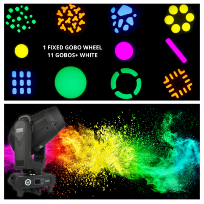 LIGHT4ME VENOM PROFILE CMY 550 - Głowica profilowa LED spot beam wash