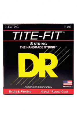 DR TF 8/11-80 TITE-FIT struny do gitary elektrycznej
