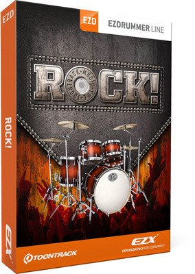 Toontrack Rock! EZX [licencja] - 8 zestawów perkusyjnych