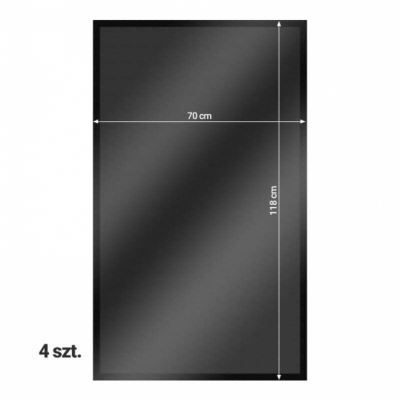 Stand4Me DJ Parawan Lycra - Czarna osłona