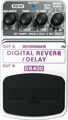 Behringer DR400 Digital Reverb / Delay  - efekt gitarowy