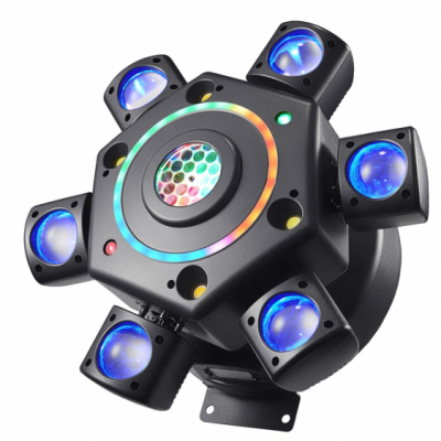 LIGHT4ME COSMOS 2 - Ruchomy multiefekt świetlny LED