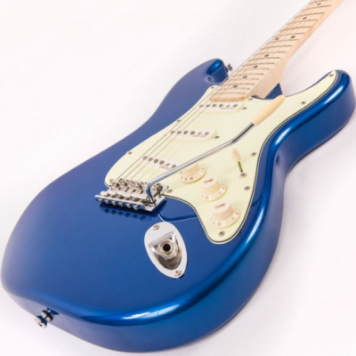 Vintage Gitara elektryczna V6 JOHN VERITY CANDY APPLE BLUE
