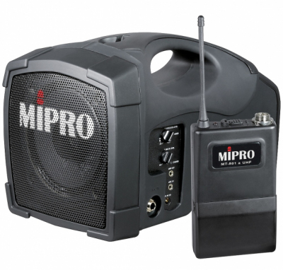MIPRO MA 101 U / MT 801 A system do mobilnych prezentacji