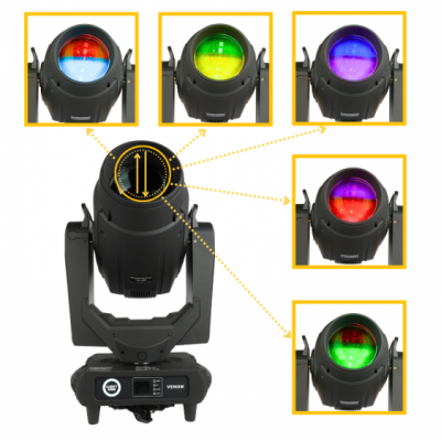 LIGHT4ME VENOM PROFILE CMY 550 - Głowica profilowa LED spot beam wash